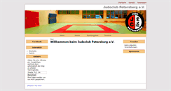 Desktop Screenshot of judo-petersberg.de